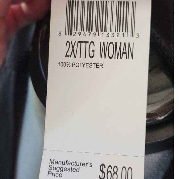 Philosphy Cardigan Womens 2X Black Open-Front Office Career Wear Lightweight NWT - Picture 6 of 6